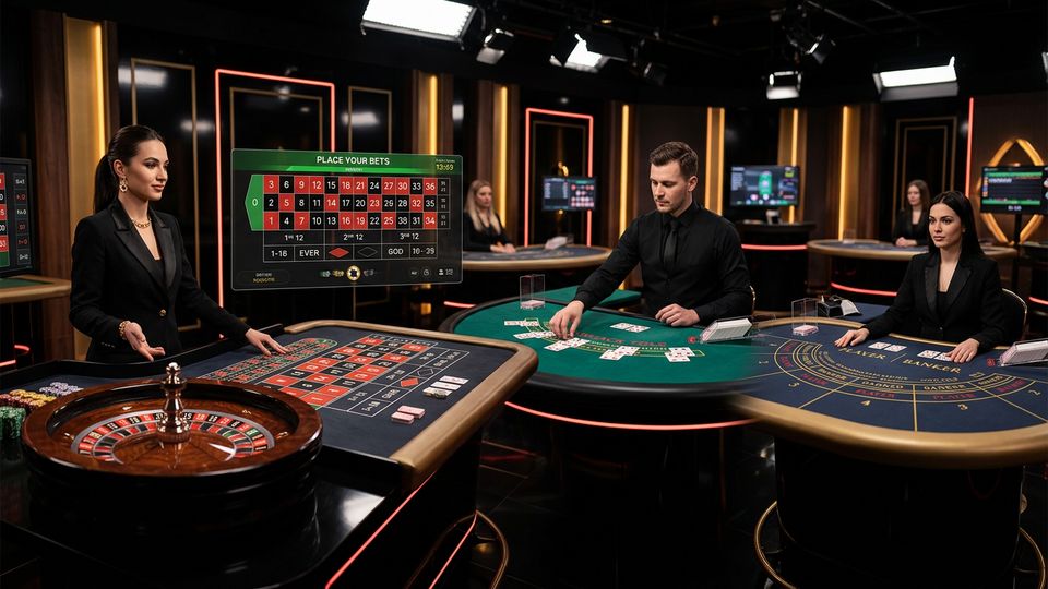 Studio croupiers live Beef Casino FR